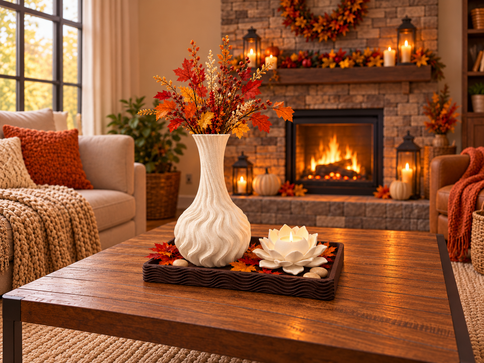 Warm toned Serenity sculptural set